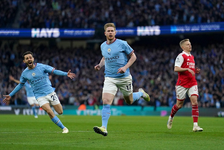 Kết quả bóng đá Man City vs Arsenal: 'Chung kết' một chiều, nhà vua thị uy - Ảnh 3