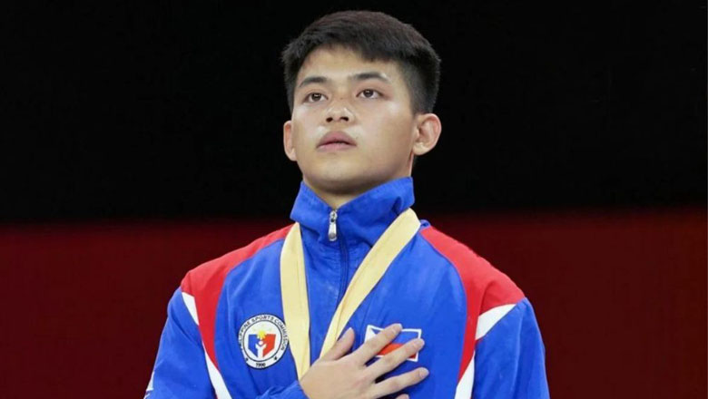 Nhà vô địch ĐNÁ 7 lần Carlos Yulo bỏ ngỏ cơ hội dự SEA Games 32 - Ảnh 1