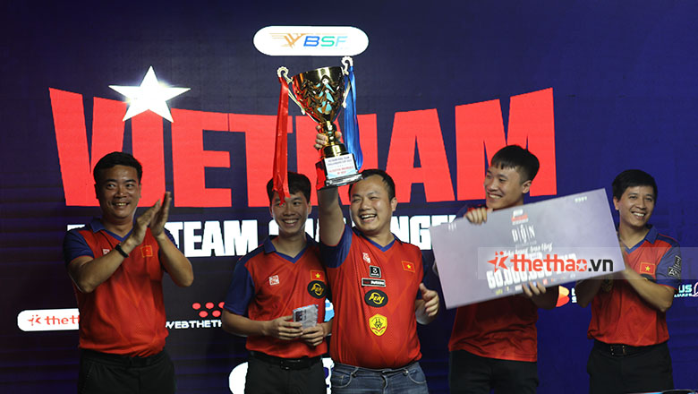 Anh Tuấn, Đức Thiện, Văn Linh vô địch giải Việt Nam Pool Team Challengers Cup trước thềm SEA Games 32 - Ảnh 4