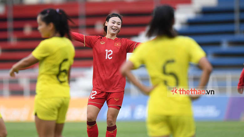 Hải Yến chỉ mất 5 phút để ghi bàn đầu tiên cho ĐT nữ Việt Nam tại SEA Games 32 - Ảnh 2