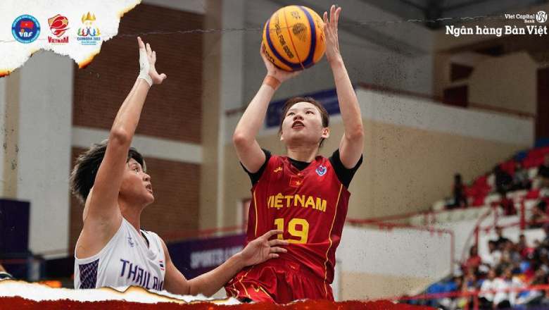 ĐT bóng rổ nữ Việt Nam quật ngã ĐKVĐ Thái Lan, giành vé bán kết trước lượt trận cuối - Ảnh 1