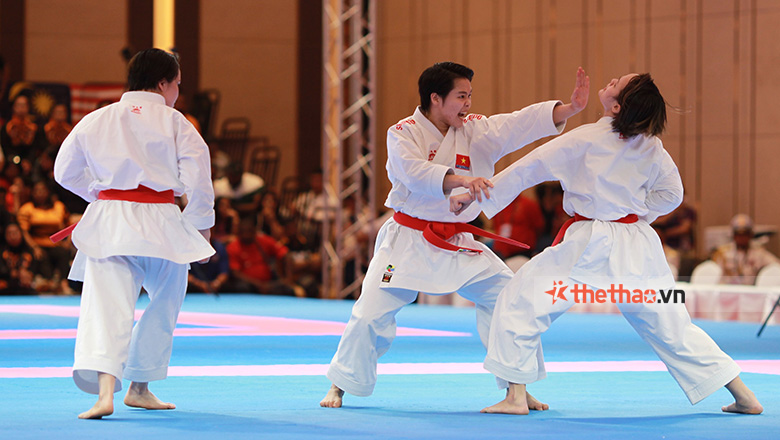 Karate đem về 2 tấm HCV đầu tiên cho Võ thuật Việt Nam ở SEA Games 32 - Ảnh 2