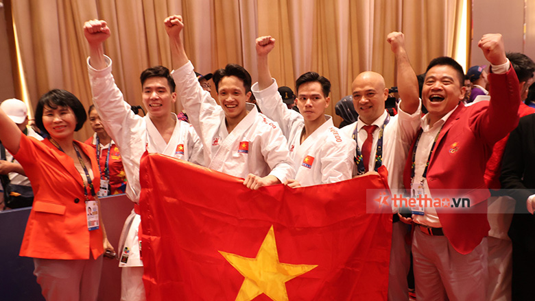 Karate đem về 2 tấm HCV đầu tiên cho Võ thuật Việt Nam ở SEA Games 32 - Ảnh 3