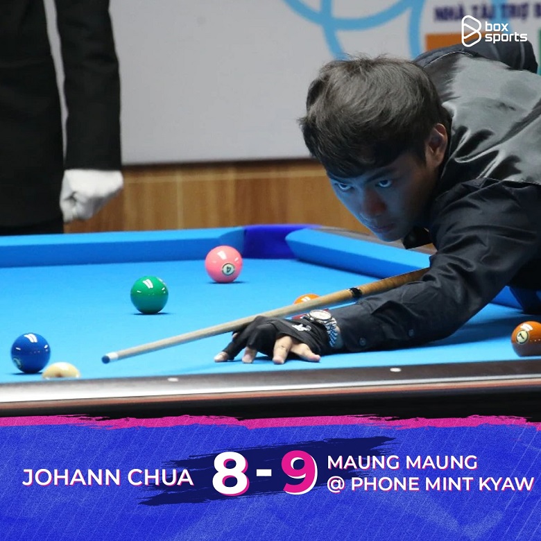 ĐKVĐ pool 9 bi Johann Chua bị loại ngay từ trận ra quân tại SEA Games 32 - Ảnh 1