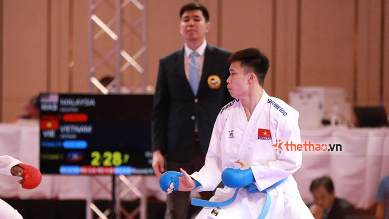 ĐT Karate nam giành tấm HCV SEA Games sau khi tập cùng nhau 3 tháng - Ảnh 5