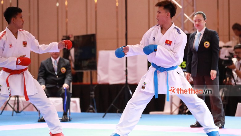 ĐT Karate nam, nữ Việt Nam vào chung kết nội dung đồng đội SEA Games 32 - Ảnh 2