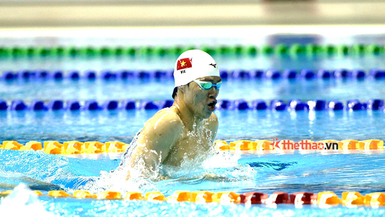 Trần Hưng Nguyên lập hat-trick vàng bơi lội ở SEA Games 32 - Ảnh 1