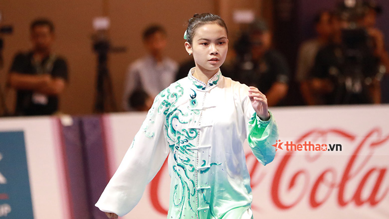 Ngỡ ngàng trước vẻ đẹp của các võ sĩ Wushu tại SEA Games 32 - Ảnh 6