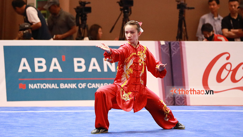 Ngỡ ngàng trước vẻ đẹp của các võ sĩ Wushu tại SEA Games 32 - Ảnh 9
