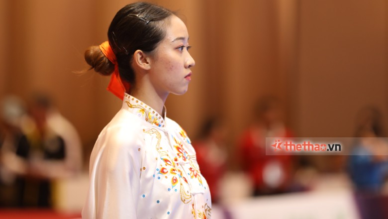 Cận cảnh bộ áo đấu có giá 8-10 triệu đồng, đặt may mất 2 tháng của các VĐV Wushu - Ảnh 5