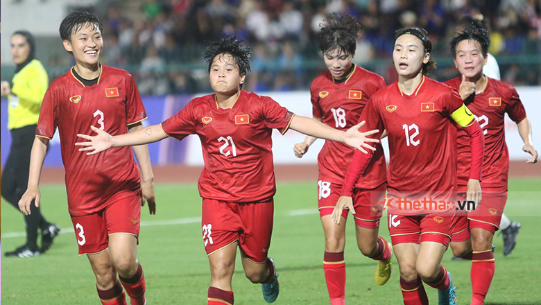Kết quả bóng đá nữ Việt Nam vs Campuchia: Phủ đầu thành công, nhẹ nhàng vào chung kết - Ảnh 1