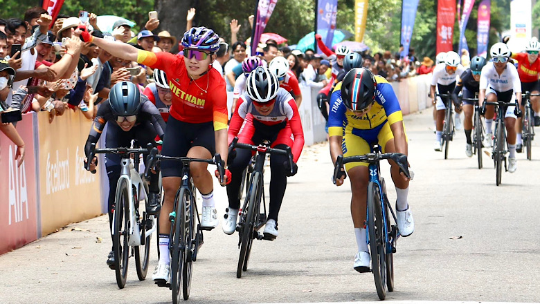 Nguyễn Thị Thật mang về tấm HCV duy nhất cho đua xe đạp Việt Nam tại SEA Games 32 - Ảnh 2
