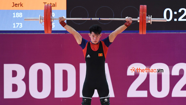 Trần Minh Trí giành HCV bất ngờ, phá kỷ lục SEA Games nội dung cử đẩy - Ảnh 3