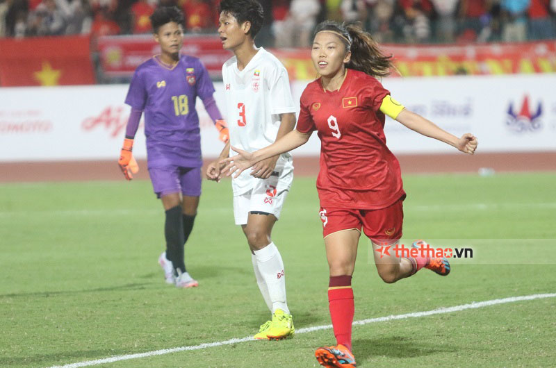 Kết quả bóng đá Nữ Việt Nam vs Nữ Myanmar: Chiến thắng thuyết phục, HCV lịch sử - Ảnh 1