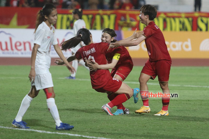 Kết quả bóng đá Nữ Việt Nam vs Nữ Myanmar: Chiến thắng thuyết phục, HCV lịch sử - Ảnh 2