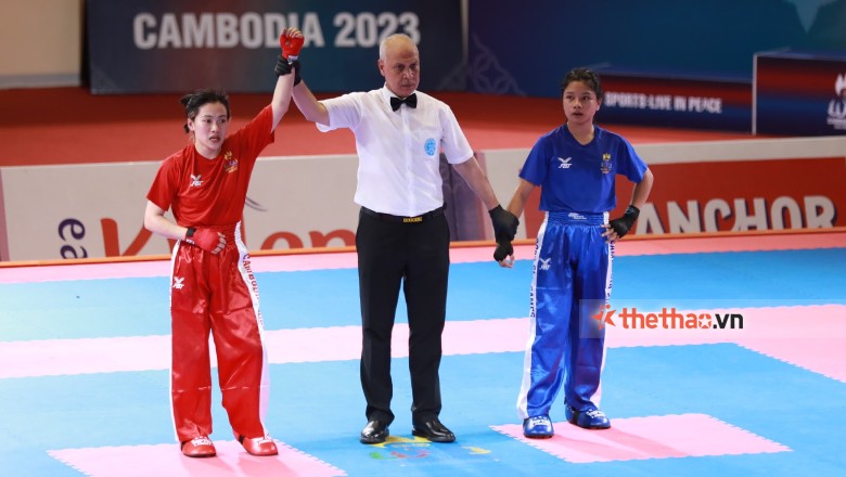 Lê Thị Nhi đổi màu huy chương, Hằng Nga bảo vệ ngôi vương ở môn Kickboxing SEA Games 32 - Ảnh 2