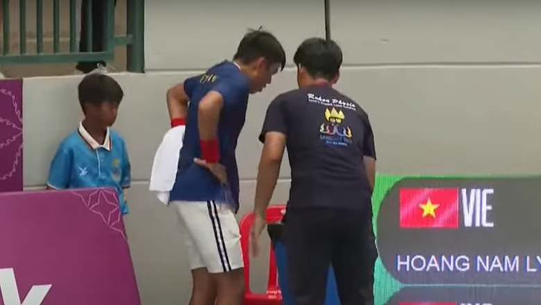 Lý Hoàng Nam bị viêm dạ dày cấp, liên tục nôn khan ở trận chung kết SEA Games 32 - Ảnh 3