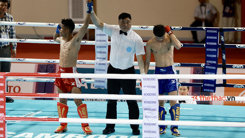 Văn Tuấn, Quang Huy thành cựu vô địch Kickboxing SEA Games sau khi phải đấu 2 trận 1 ngày - Ảnh 2