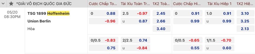 Nhận định, soi kèo Hoffenheim vs Union Berlin, 20h30 ngày 20/5 - Ảnh 5