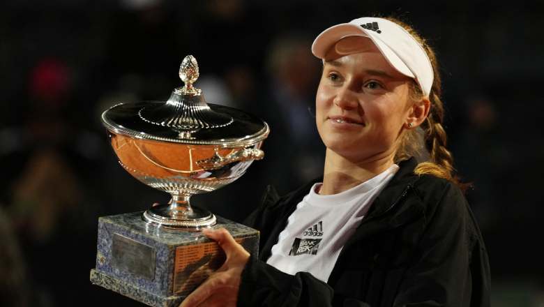 Kalinina bỏ cuộc vì chấn thương, Rybakina vô địch đơn nữ Rome Masters 2023 - Ảnh 2