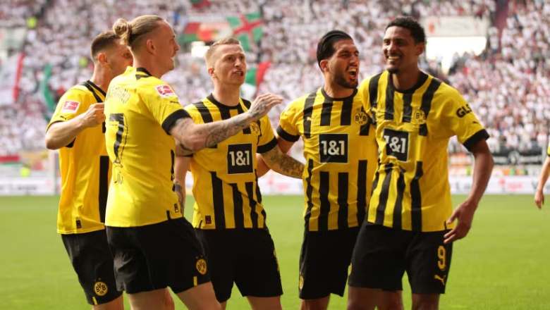 Kết quả bóng đá Augsburg vs Dortmund: Bước ngoặt thẻ đỏ, tiến sát chức vô địch - Ảnh 1