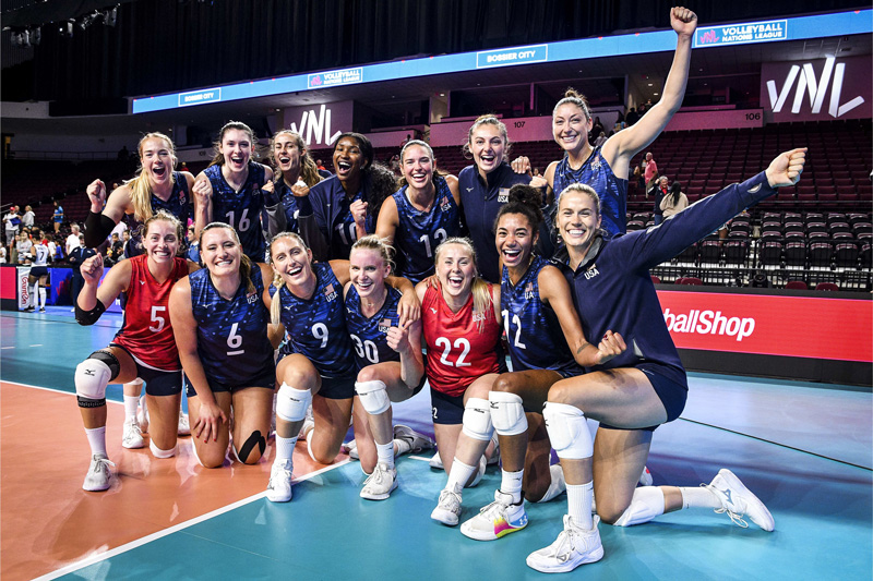 Danh sách tuyển bóng chuyền nữ Mỹ dự Volleyball Nations League 2023 - Ảnh 1