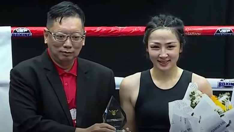 Lê Thị Ngọc Anh giành chiến thắng lần đầu đấu Boxing chuyên nghiệp - Ảnh 1