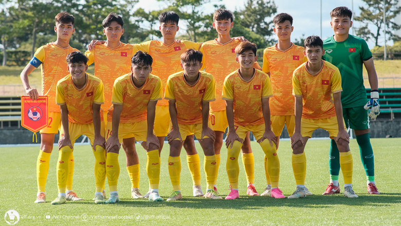 U17 Việt Nam lại thắng lớn tại Nhật Bản, chạy đà ấn tượng trước thềm giải châu Á - Ảnh 1