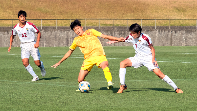 U17 Việt Nam lại thắng lớn tại Nhật Bản, chạy đà ấn tượng trước thềm giải châu Á - Ảnh 2