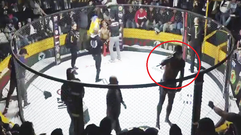 Võ sĩ MMA lý giải hành động uống bia giữa trận đấu - Ảnh 1