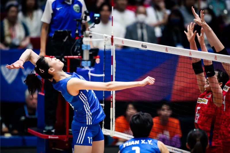 Tuyển bóng chuyền nữ Trung Quốc thắng đậm Nhật Bản tại Volleyball Nations League 2023 - Ảnh 1