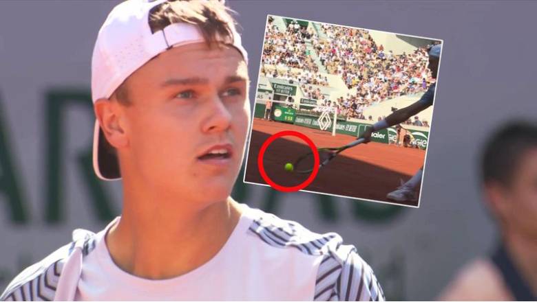 Holger Rune bị tố thiếu trung thực ở Roland Garros, bóng nảy 2 lần vẫn giả bộ làm ngơ - Ảnh 3