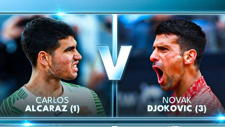 Trực tiếp tennis Djokovic vs Alcaraz, Bán kết Roland Garros - 19h45 ngày 9/6 - Ảnh 1