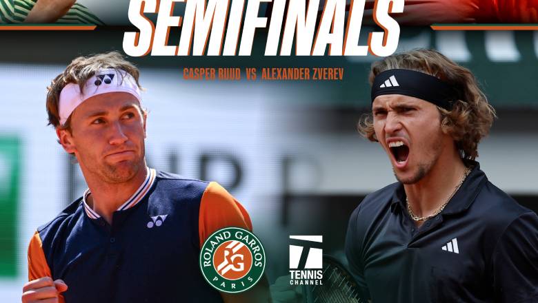 Trực tiếp tennis Zverev vs Ruud, Bán kết Roland Garros - 22h30 ngày 9/6 - Ảnh 1