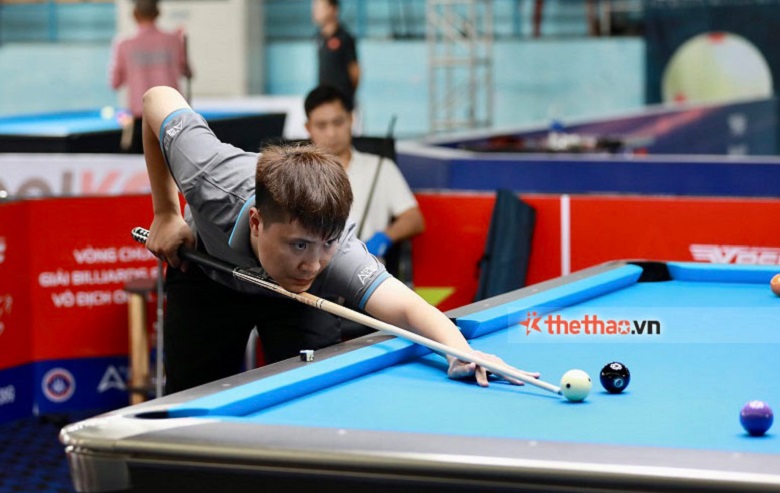 Anh Tuấn, Văn Linh giành vé vào vòng 1/8, Thế Kiên dừng bước ở giải Billiards VĐQG - Ảnh 3
