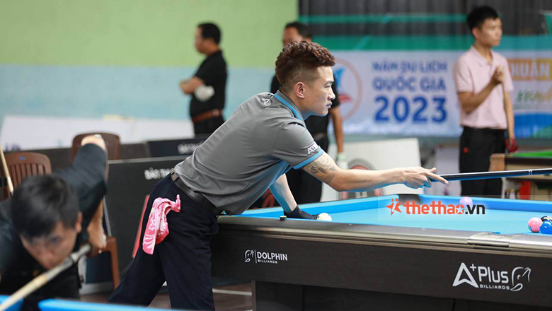 Tạ Văn Linh dừng bước trước Vũ Quang Huy ở vòng 1/8 giải VĐQG 2023 - Ảnh 1