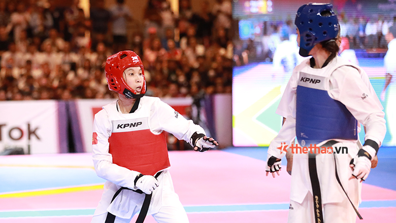 Kim Tuyền thua ngược, dừng bước sớm tại giải Taekwondo Grand Prix Roma - Ảnh 1