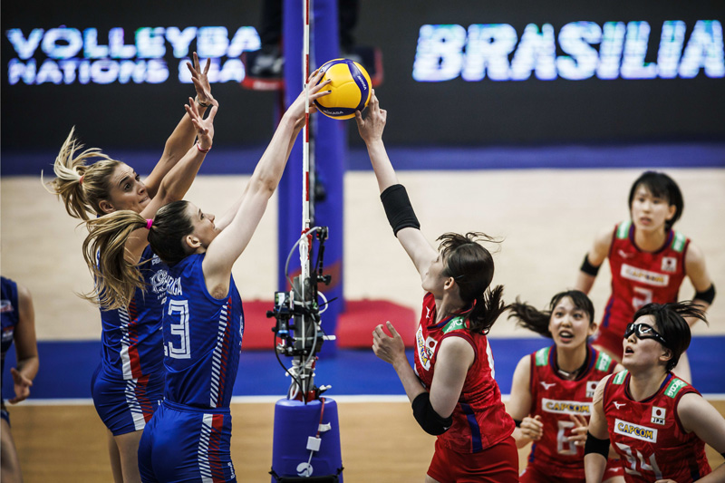Bóng chuyền nữ Nhật Bản thua ngược cay đắng ở Volleyball Nations League 2023 - Ảnh 1
