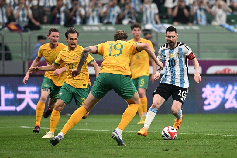 Messi ghi bàn nhanh nhất sự nghiệp, Argentina thắng dễ Australia - Ảnh 2