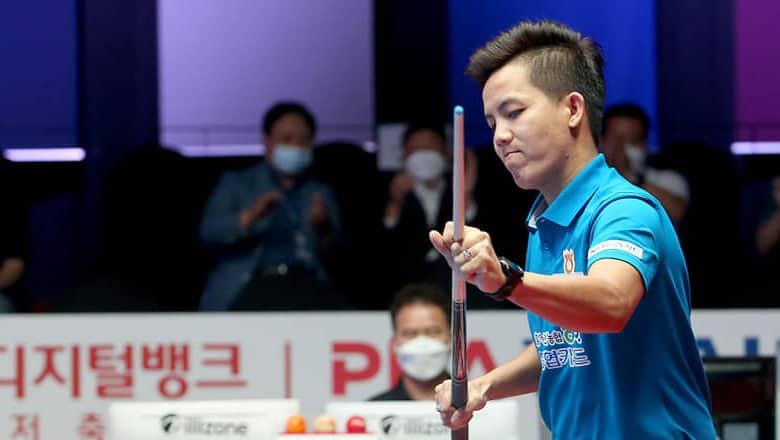 Phương Linh thắng dễ cơ thủ Hàn Quốc ở vòng 1/32 chặng 1 PBA Tour - Ảnh 1