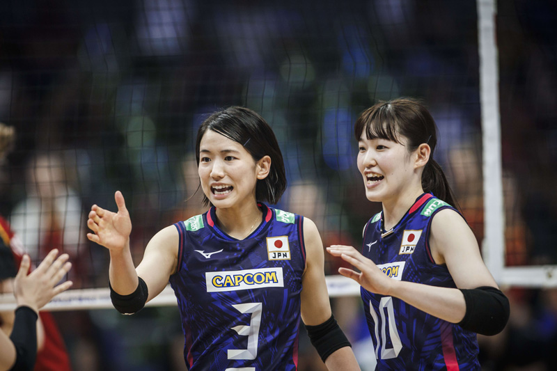 Tuyển bóng chuyền nữ Nhật Bản thua tiếc nuối trước đội hạng trung ở Volleyball Nations League 2023 - Ảnh 1