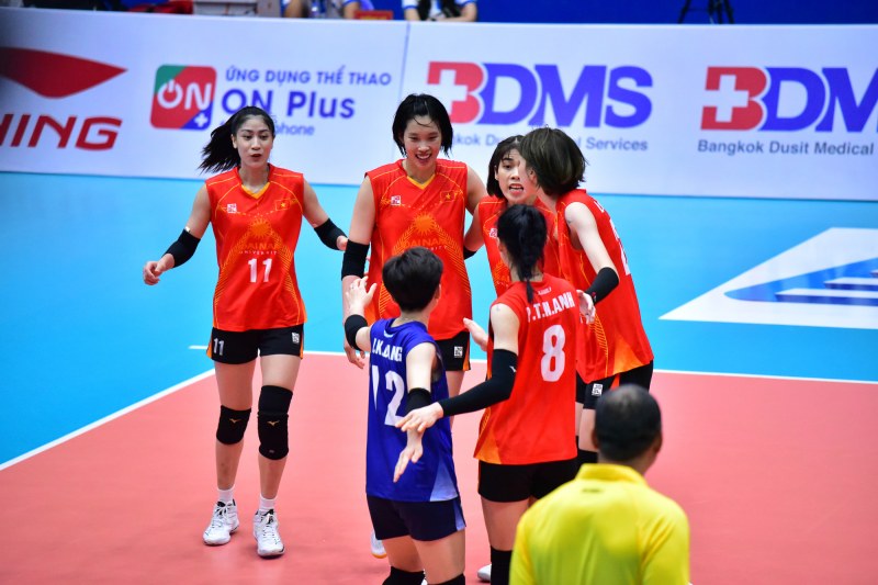 Tuyển bóng chuyền nữ Việt Nam thắng đậm Mông Cổ ở bóng chuyền AVC Challenge Cup 2023  - Ảnh 1