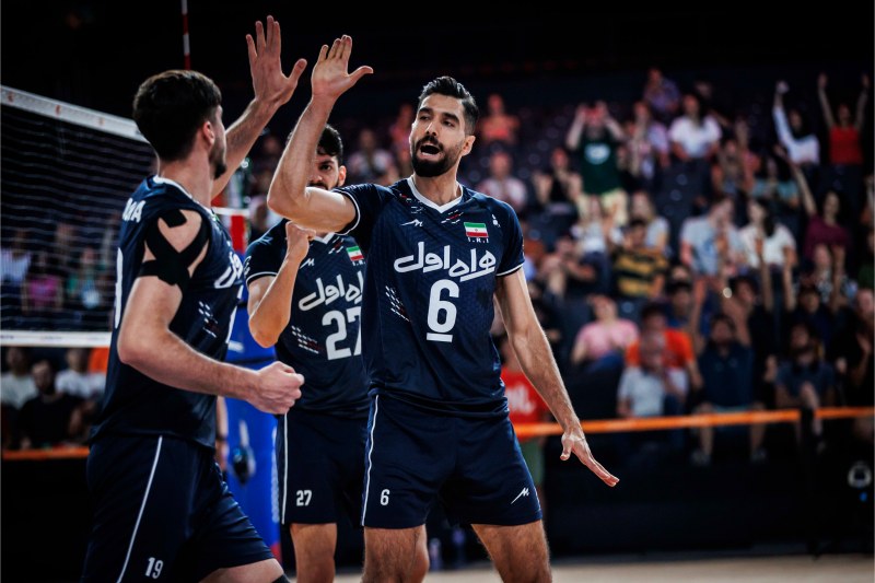 Tuyển bóng chuyền nam Iran khiến Đức thua tâm phục khẩu phục ở Volleyball Nations League 2023 - Ảnh 1