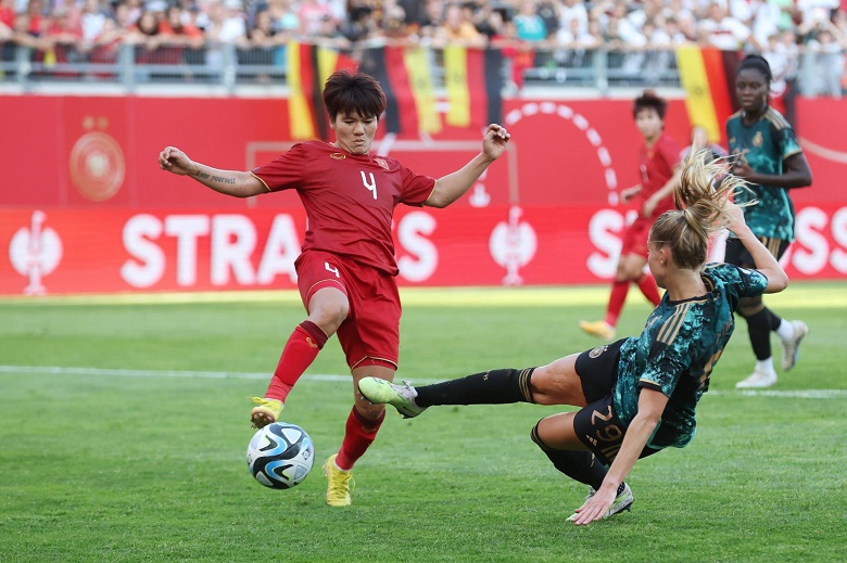 Thanh Nhã ghi bàn lịch sử ở phút 93, ĐT nữ Việt Nam thua sát nút ĐT nữ Đức - Ảnh 2