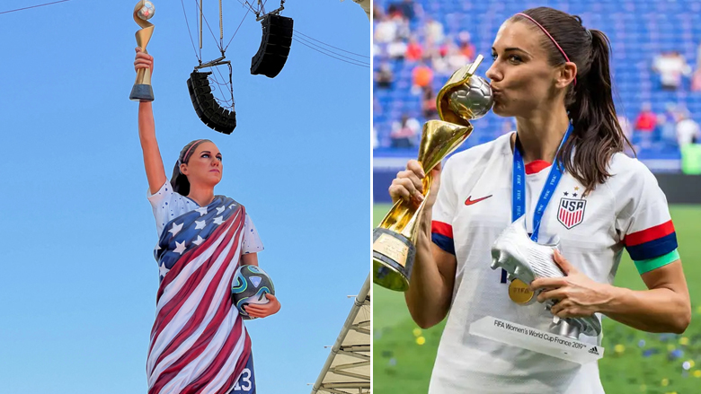 Thủ quân tuyển Mỹ được dựng tượng trước thềm World Cup nữ 2023 - Ảnh 2