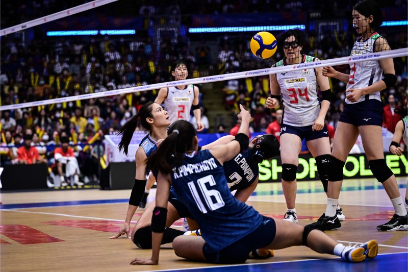 Tuyển bóng chuyền nữ Nhật Bản 'vùi dập' Thái Lan, thẳng tiến VCK Volleyball Nations League 2023 - Ảnh 1