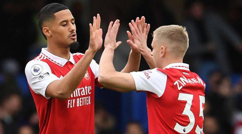 Arsenal tiếp tục 'trói' các trụ cột bằng bản hợp đồng 4 năm với Saliba - Ảnh 2