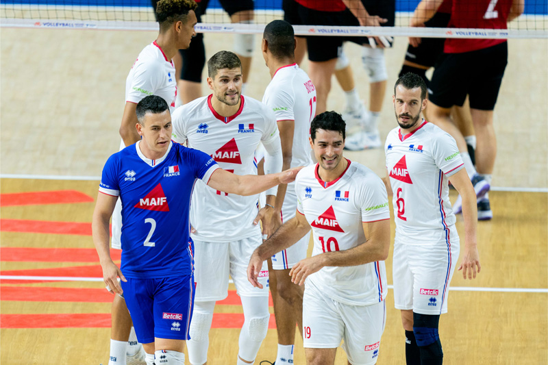 Tuyển bóng chuyền nam Pháp lách qua khe cửa hẹp vào tứ kết Volleyball Nations League 2023 - Ảnh 1