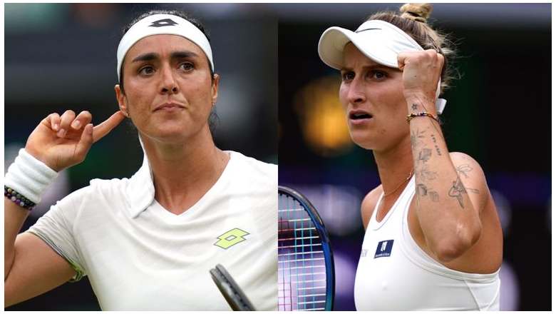 Kết quả tennis ngày 14/7: Vondrousova và Jabeur vào chung kết Wimbledon - Ảnh 1