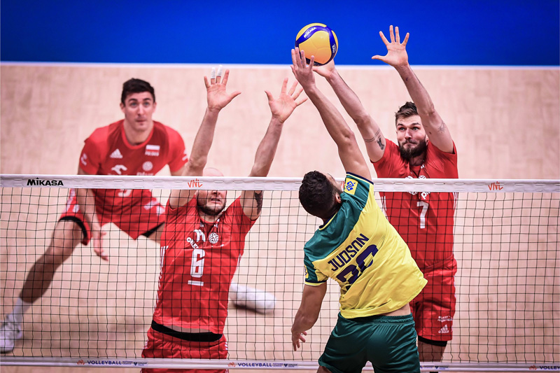 Link xem trực tiếp bóng chuyền tứ kết Volleyball Nations League 2023 Brazil vs Ba Lan, 01h00 ngày 21/7 - Ảnh 1